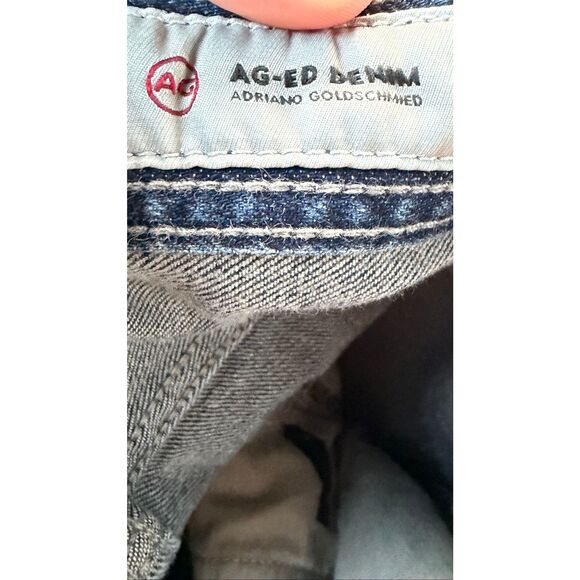 AG Adriano Goldschmied The Graduate Tailored Leg Jeans Men's 33R Dark Wash Denim - Picture 8 of 8